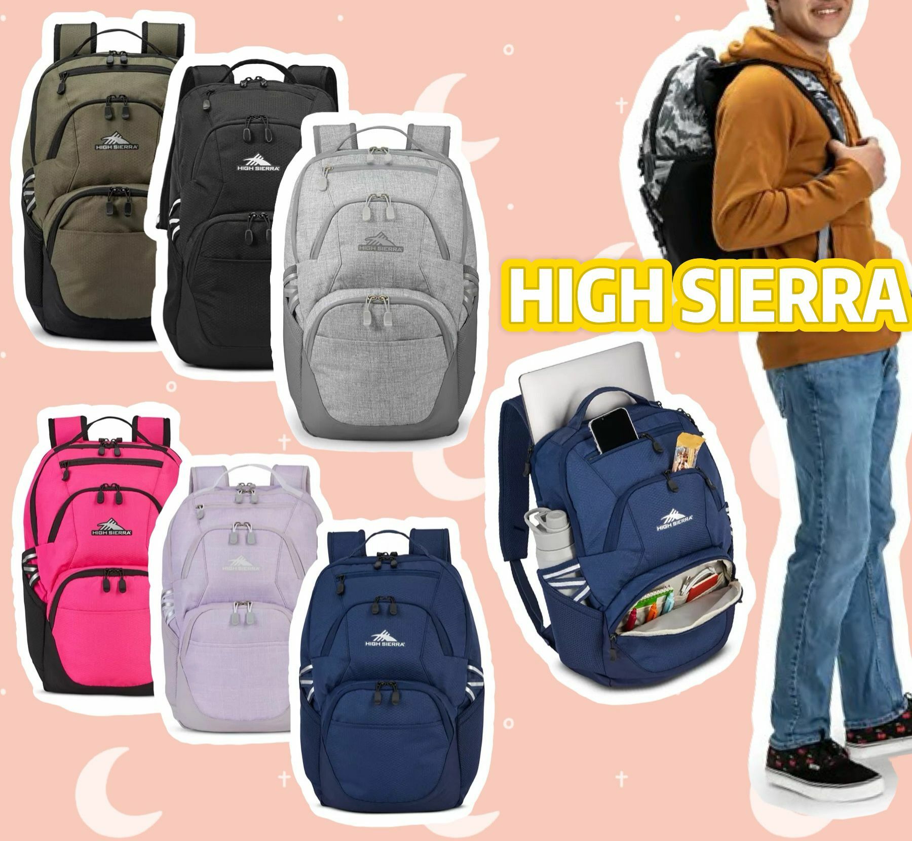 【預購】HIGH SIERRA Swoop SG F080905 純色雙肩包