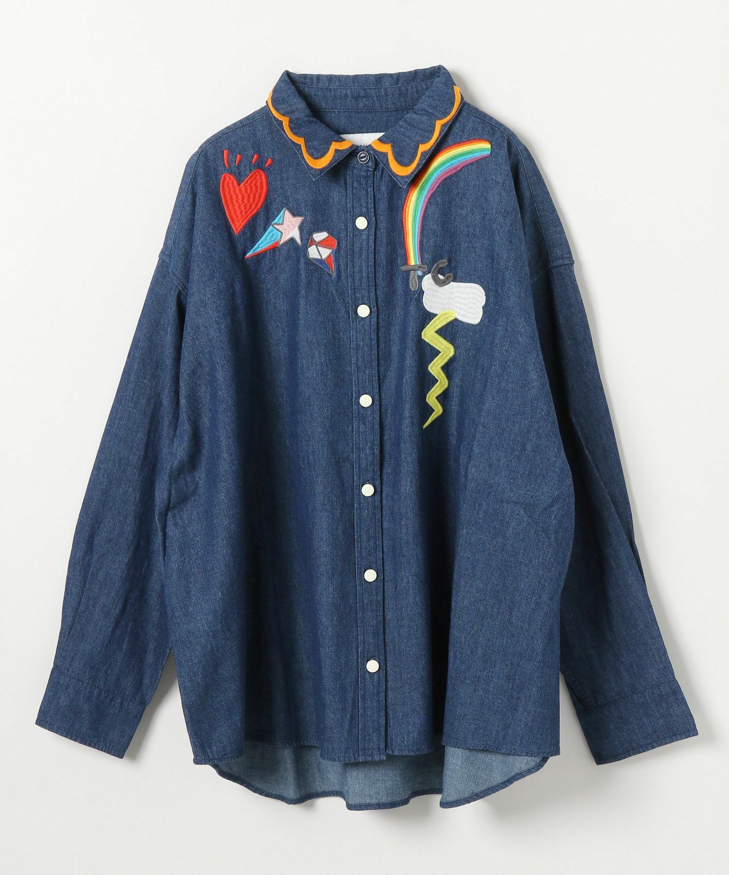 預購 - Tsumori X Niko and ... 不規則領口x布章恤衫