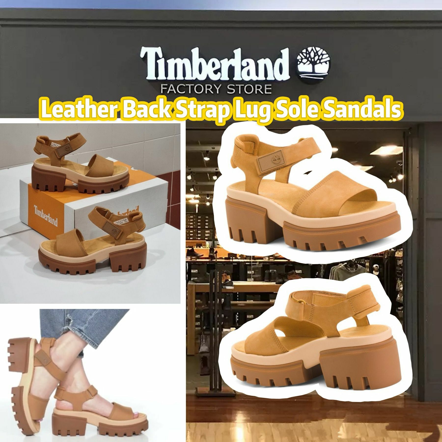 【預購】TIMBERLAND Leather Back F080911 女裝涼鞋