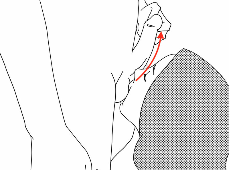女人從根部開始舔舐男生的陰莖