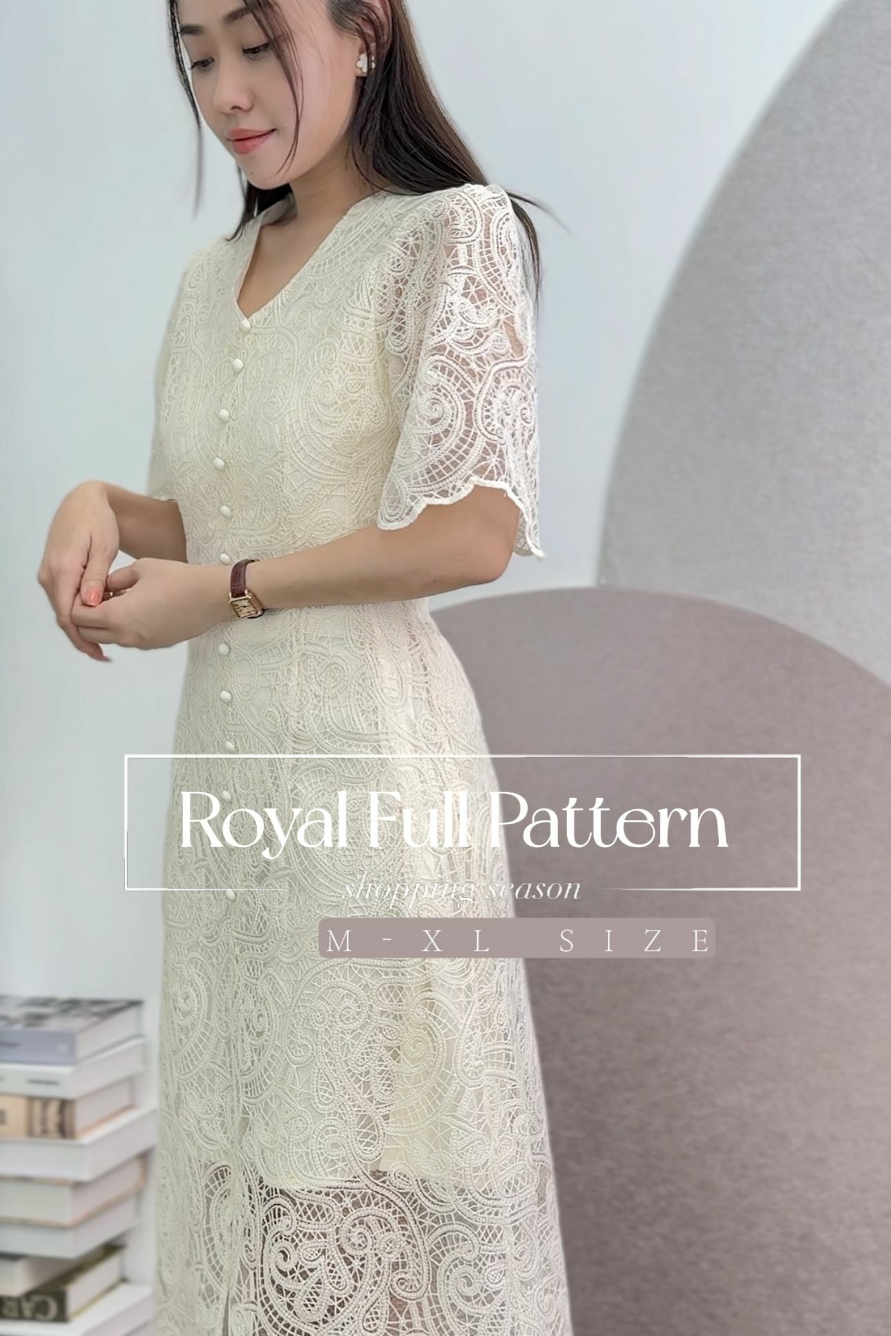 OP#6281🤍特長飄飄袖連身裙