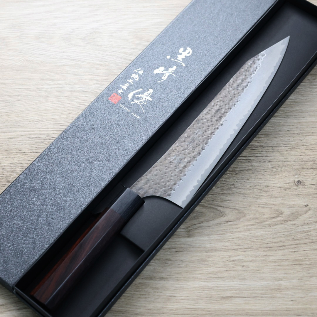 黑崎優 黑閃光 牛刀 240mm 青紙超級鋼