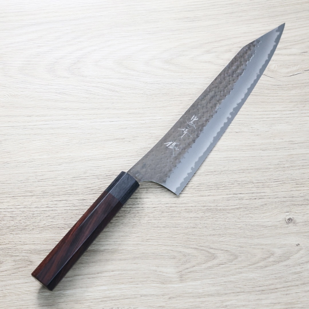 黑崎優 黑閃光 牛刀 240mm 青紙超級鋼