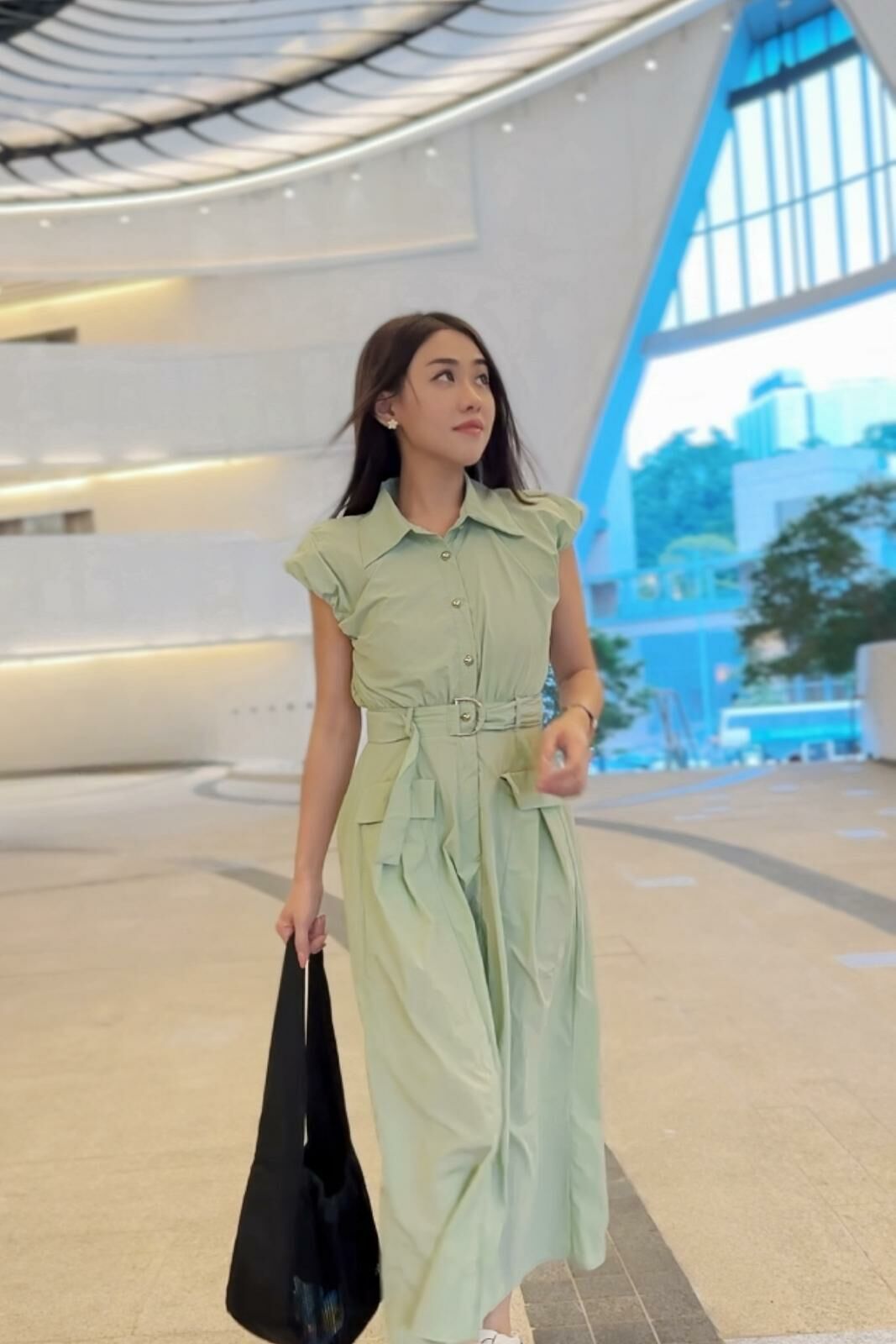 OP#6285🤍菠菜餃子連身裙