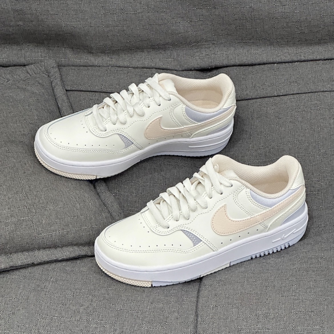 Nike Gamma Force 粉白 厚底 增高 小空軍 休閒運動鞋