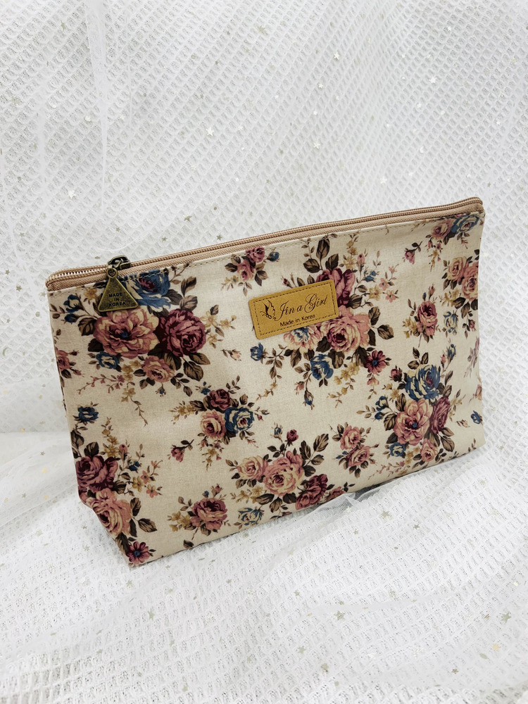『復古花』巨大防水化妝包
