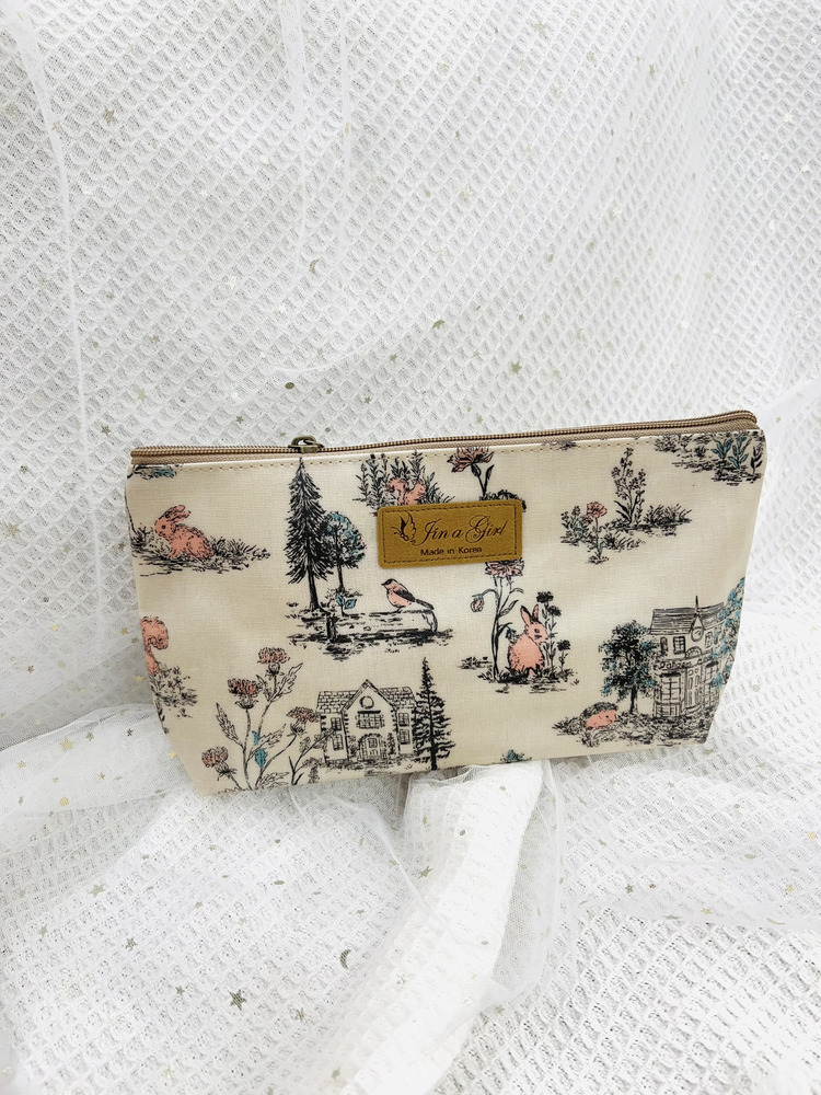 『手繪兔』大防水化妝包