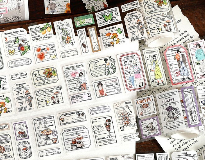 Time Ballad Series Sticker Tape