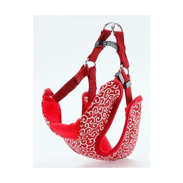 Petio 犬雅 唐草布胸帶 紅 SS 30-45cm