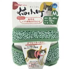 Petio 貓小町 柔軟貓用 胸腰帶 M 綠