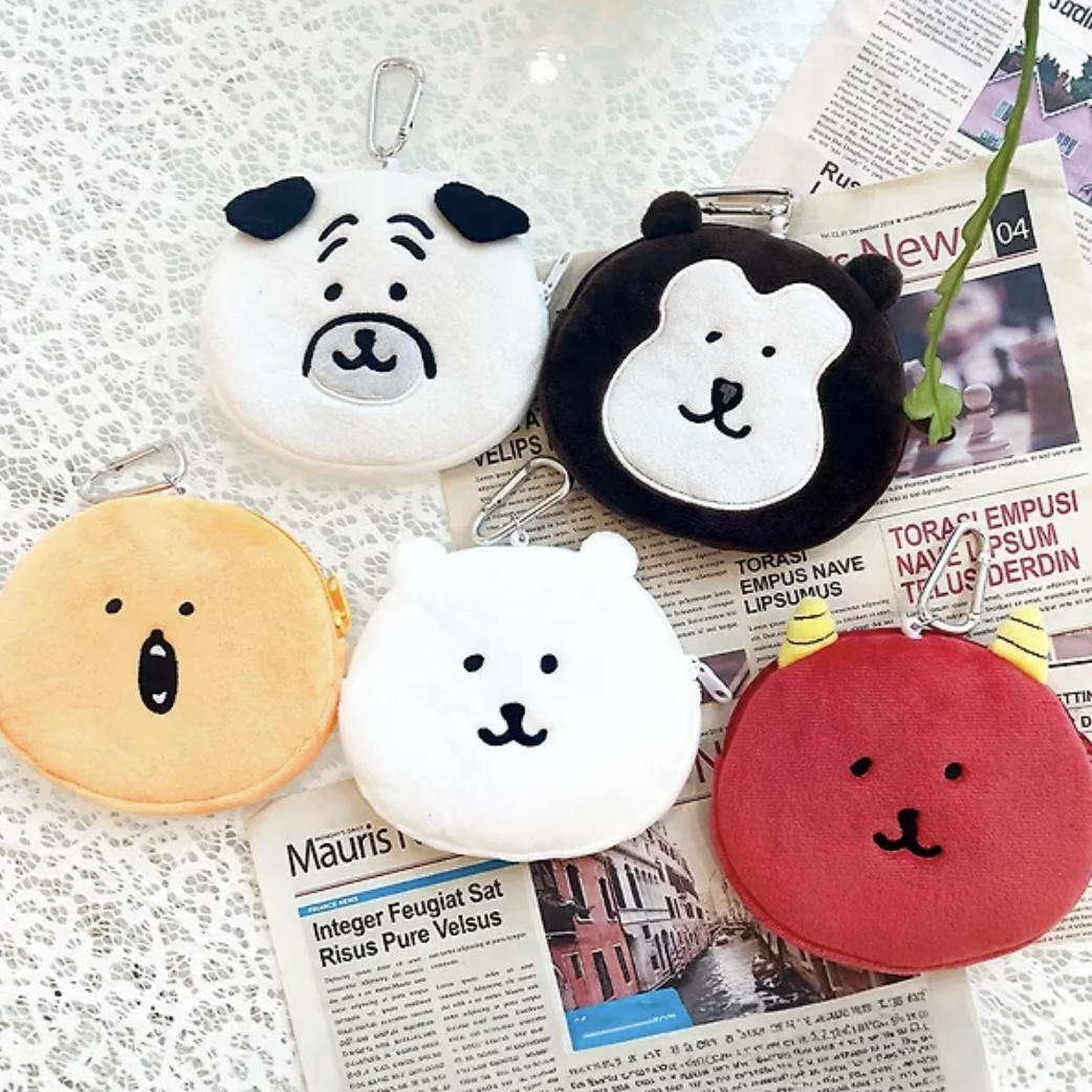 現貨｜韓國限定 白熊&可樂餅&八哥&馬來熊 伸縮卡套散紙包