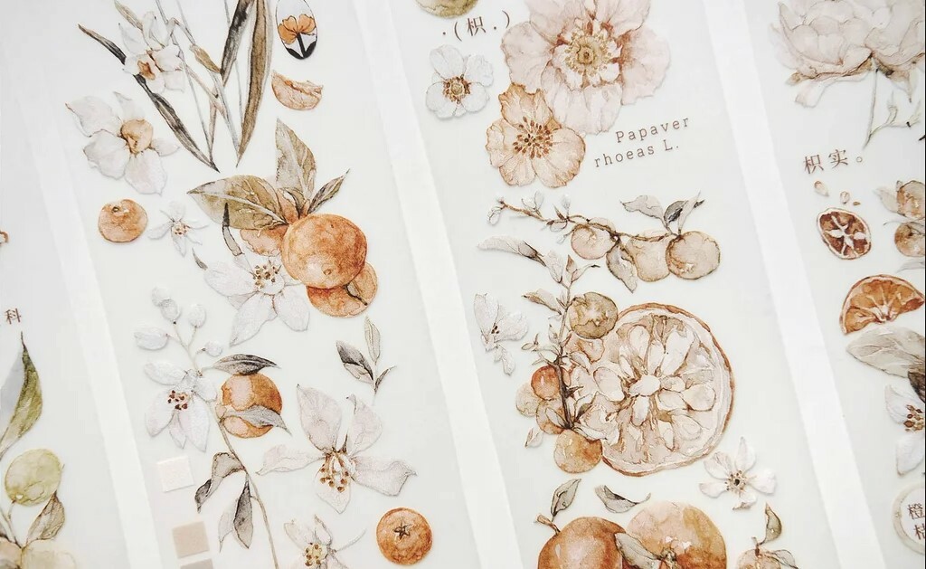 Freckles Tea Tape - Tangerine