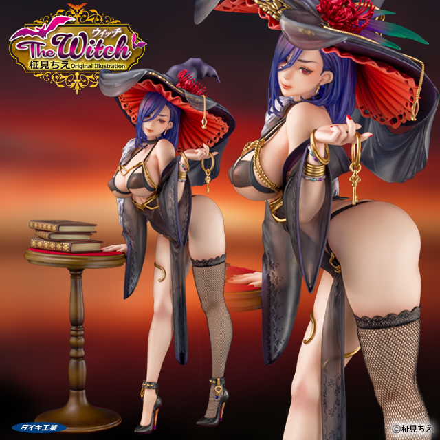 「R18.Japan」「預購」日版 DAIKI工業 - The Witch 巫女 1/7  Scale Figure ( illustrated by 柾見Chie )