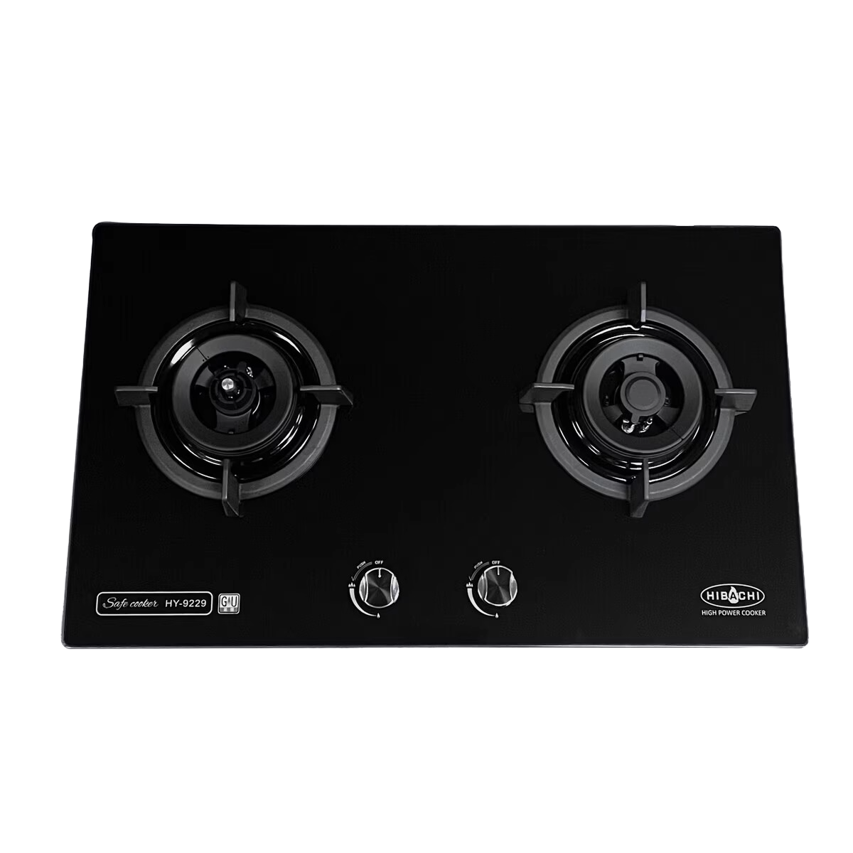 氣霸 Hibachi  HY9229‧座檯‧嵌入式‧雙頭煮食爐‧煤氣‧香港行貨,原廠1年保養‧