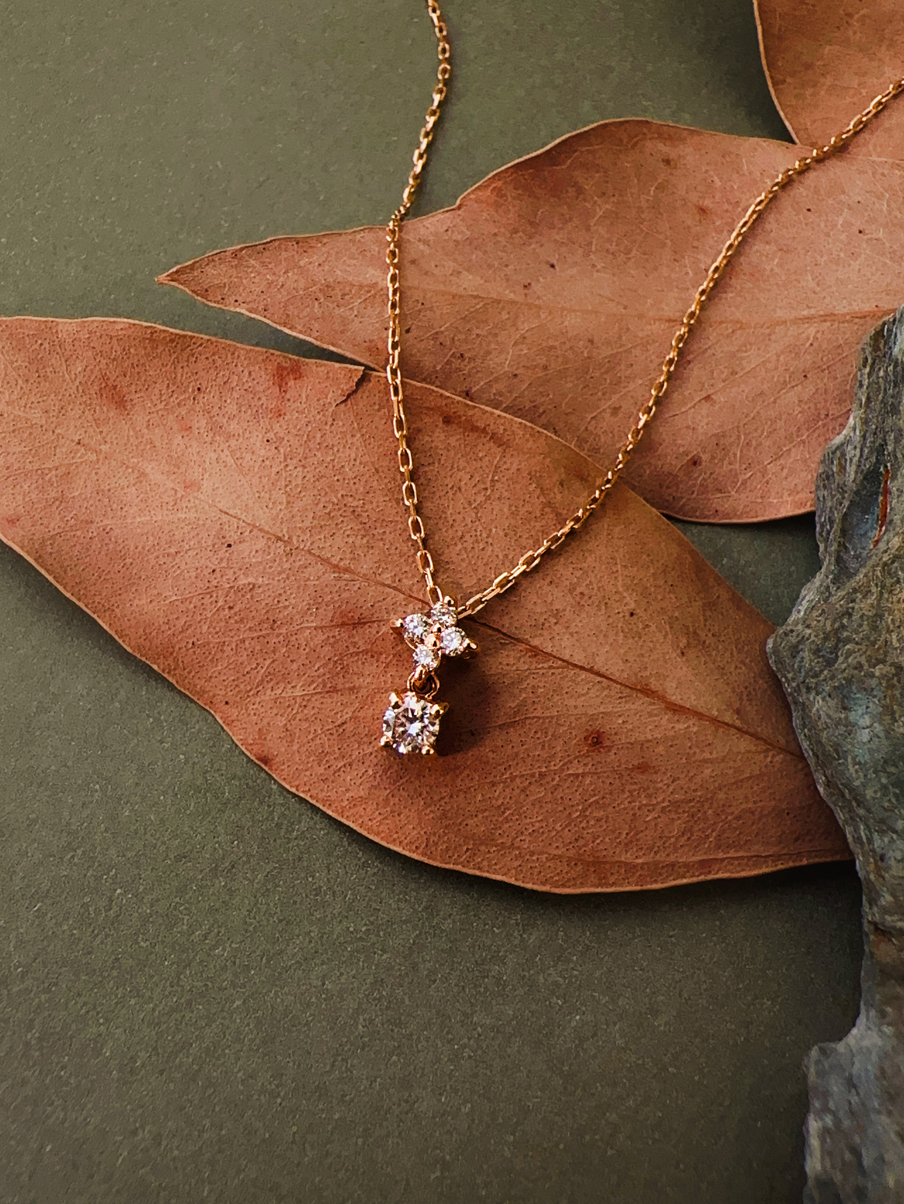 四葉草單鑽項鍊