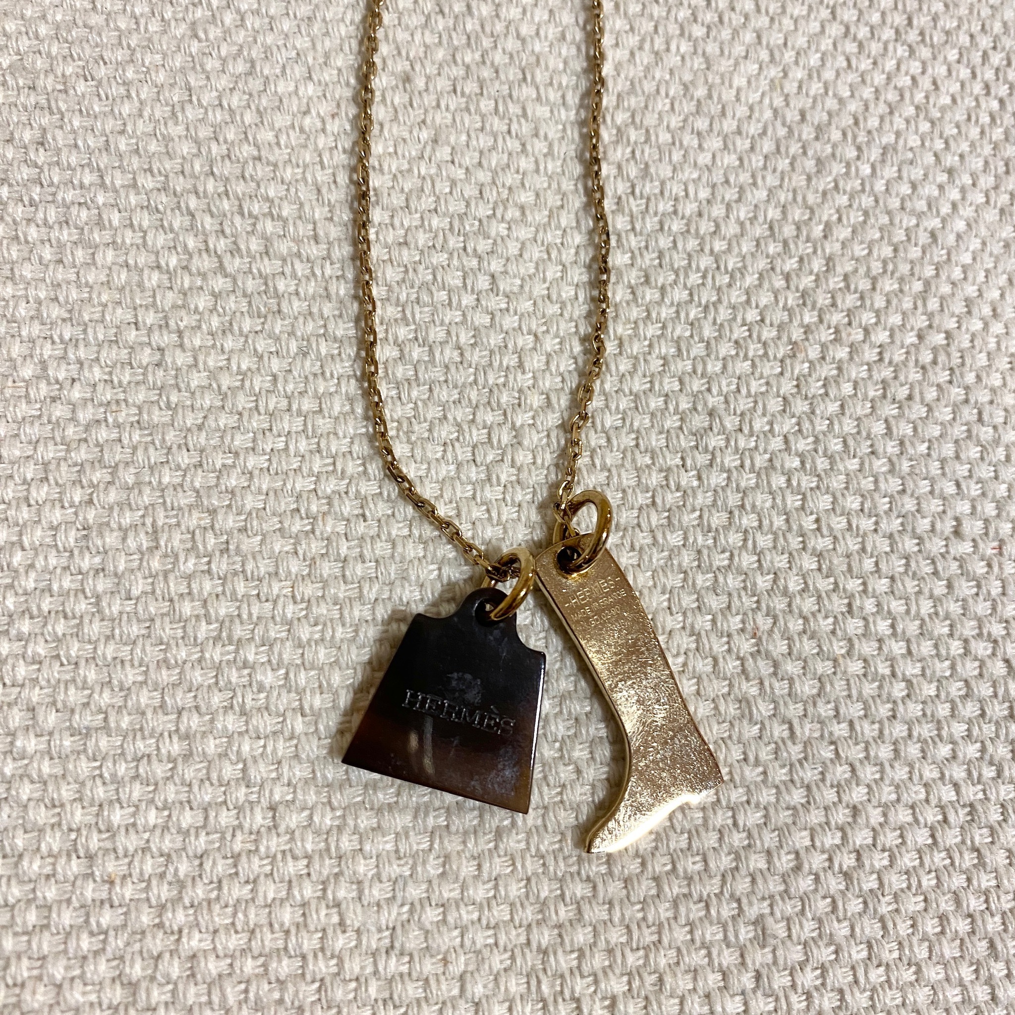 Pre-owned] Hermes Amulette Maroquinier PM Pendant N