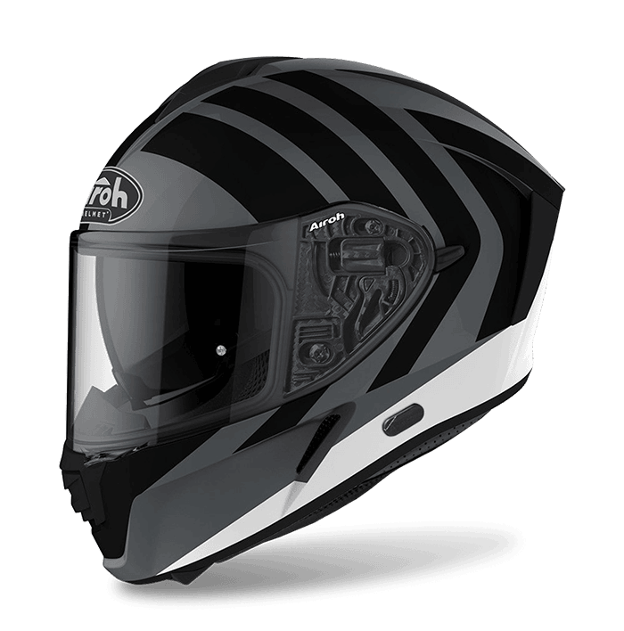 AIROH SPARK #6 SCALE 消光灰 黑 彩繪 內墨片款