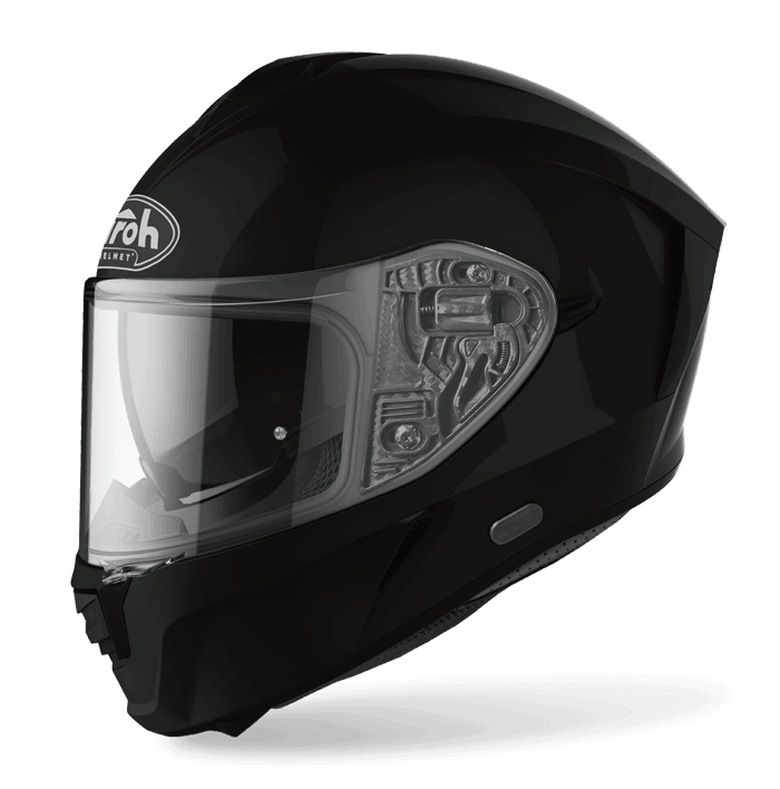 AIROH SPARK 亮光黑 素色 內墨片款