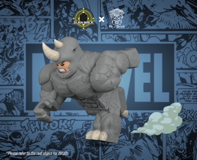 【預訂】【Alien Brick x Mr.J Brick】犀牛人
