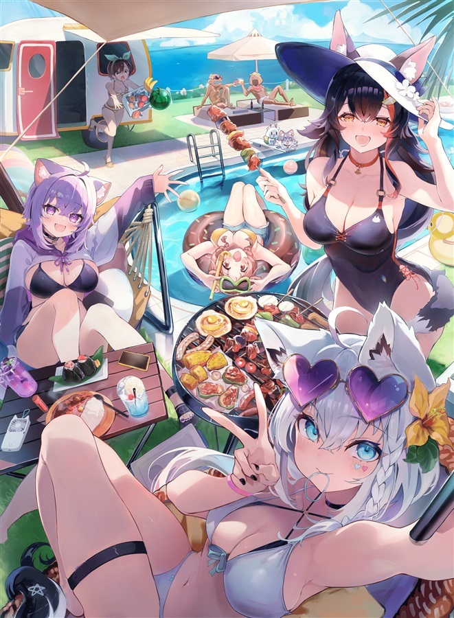 C104「同人代購」「Melonbooks代購」みれんはない - にしろはと - ホロライブゲーマーズ　B2水着掛布