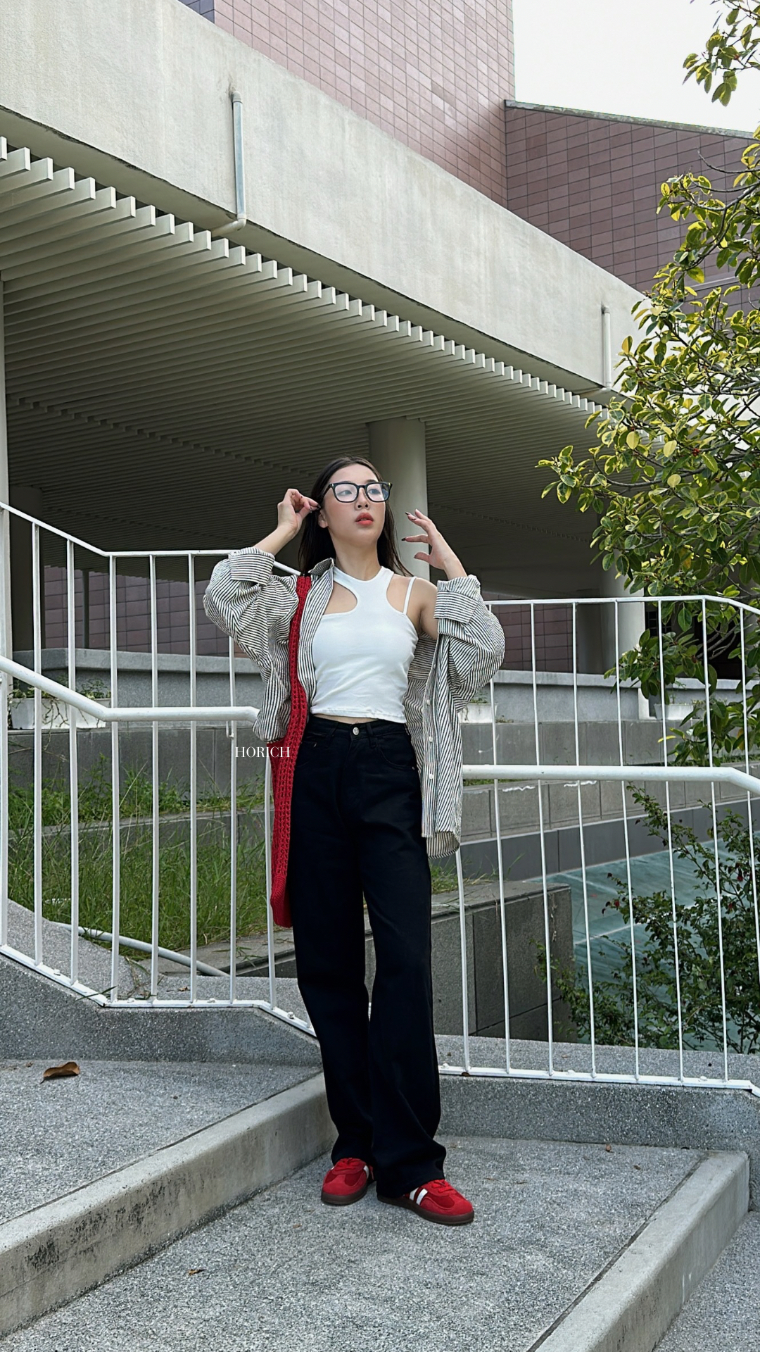 Y132-巨藏肉顯瘦 高腰闊腿直筒寬鬆 牛仔落地褲 (2色)(正常/加長) XS-2XL-黑色