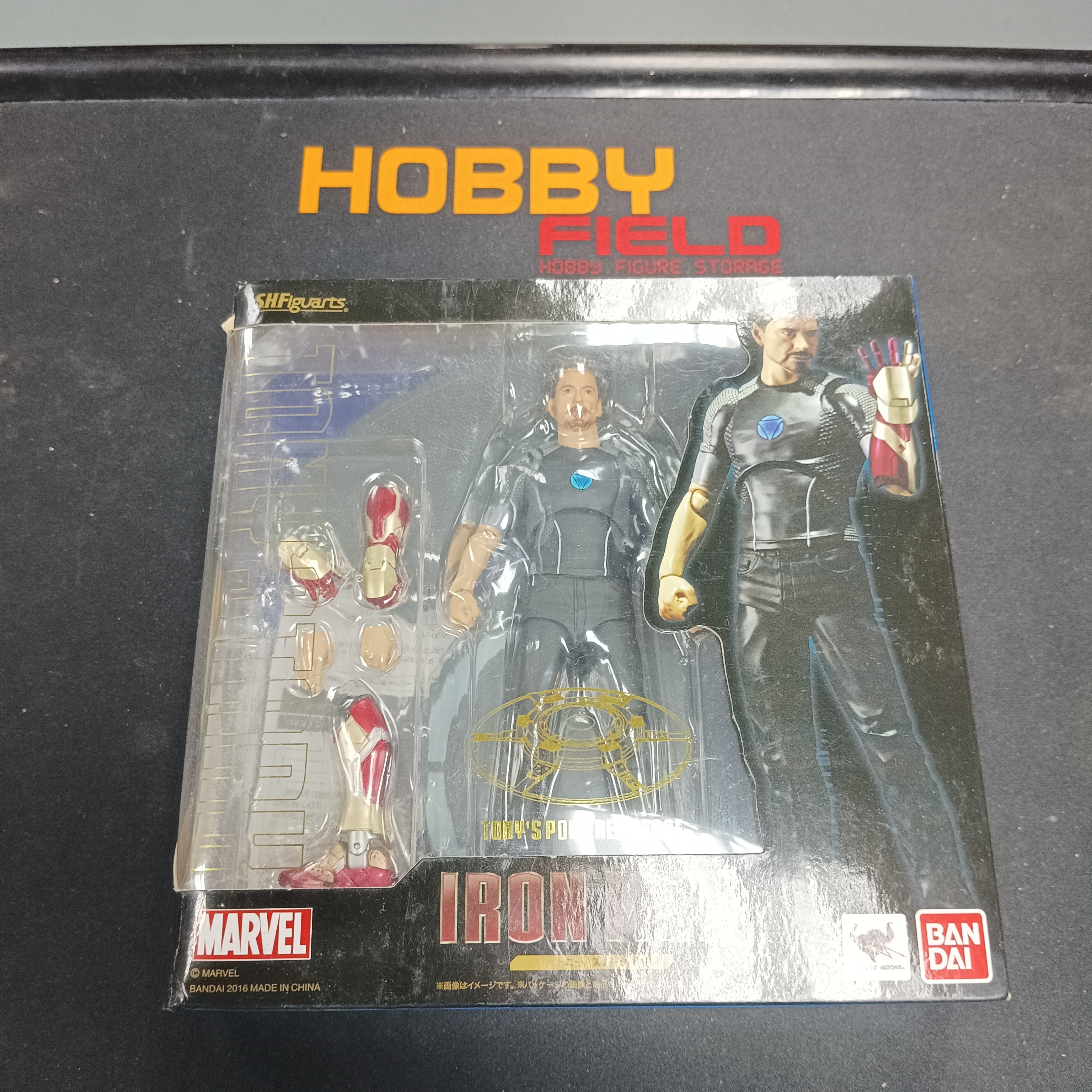 寄賣-其它-SHF Marvel Ironman 3 Tony Stark 連初回地臺