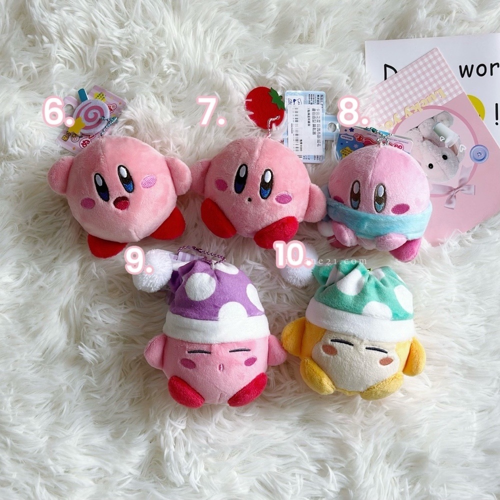 卡比之星 玩偶吊飾 絨毛 書包造型 鑰匙圈