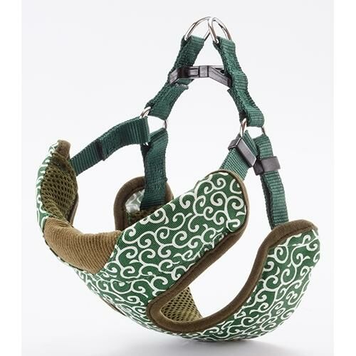 Petio 犬雅 唐草布胸帶 綠 SS 30-45cm