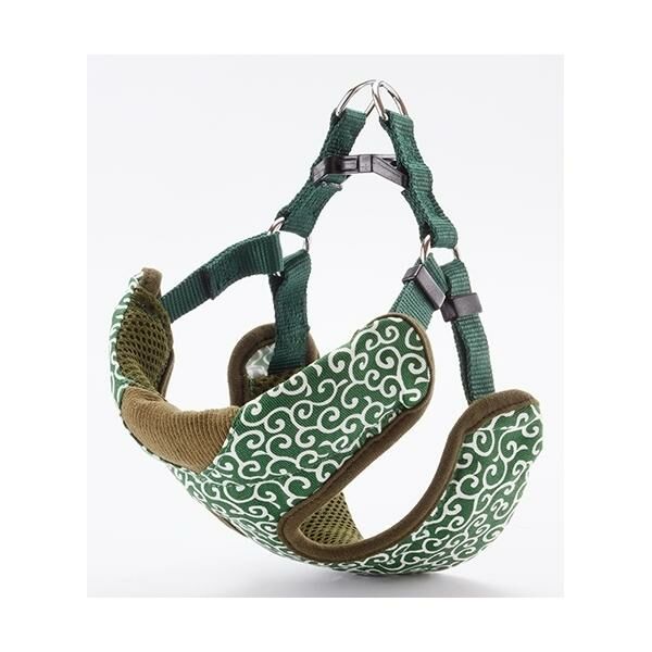 Petio 犬雅 唐草布胸帶 綠 M 45-70cm