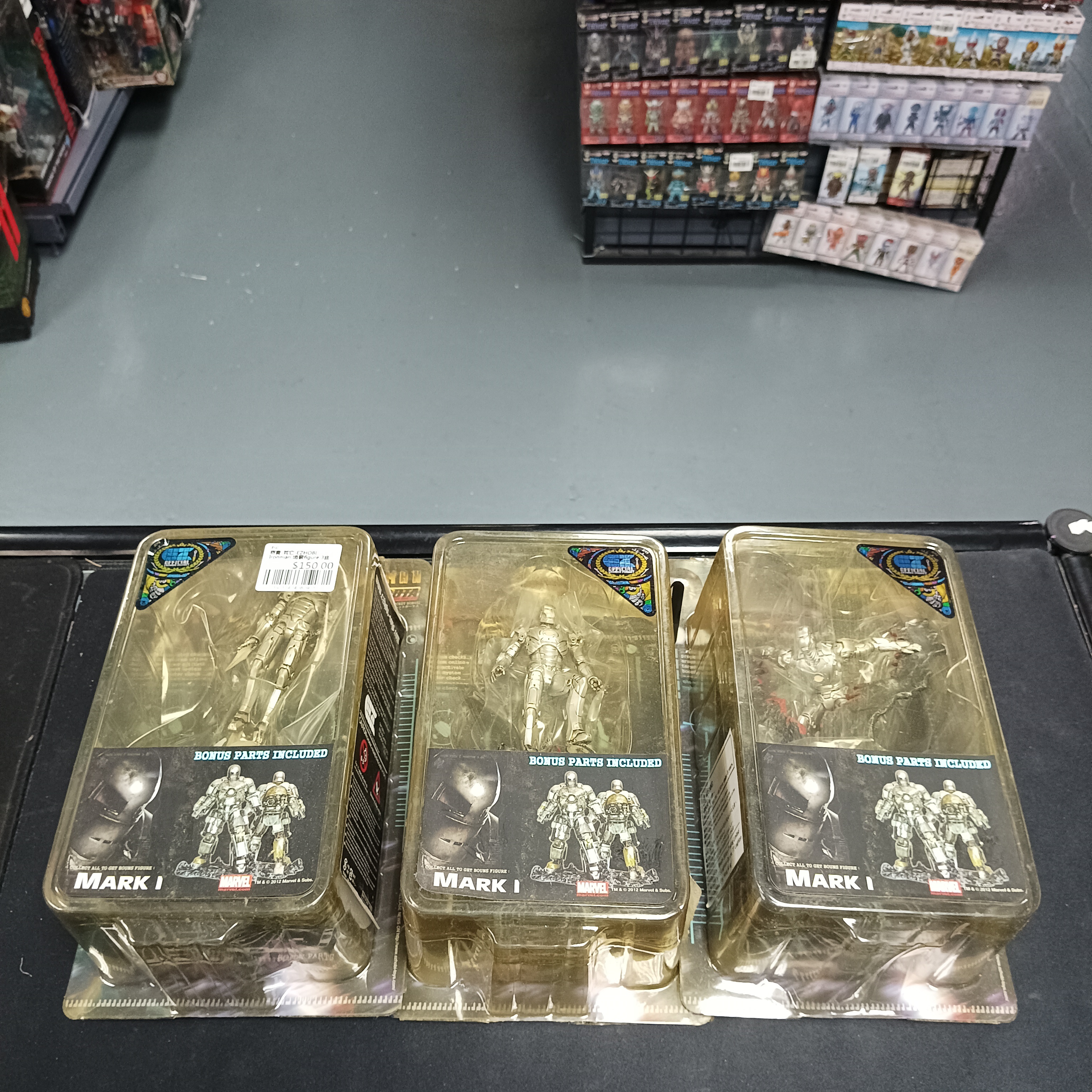 寄賣-其它-EZHOBI Ironman 場景figure 3盒