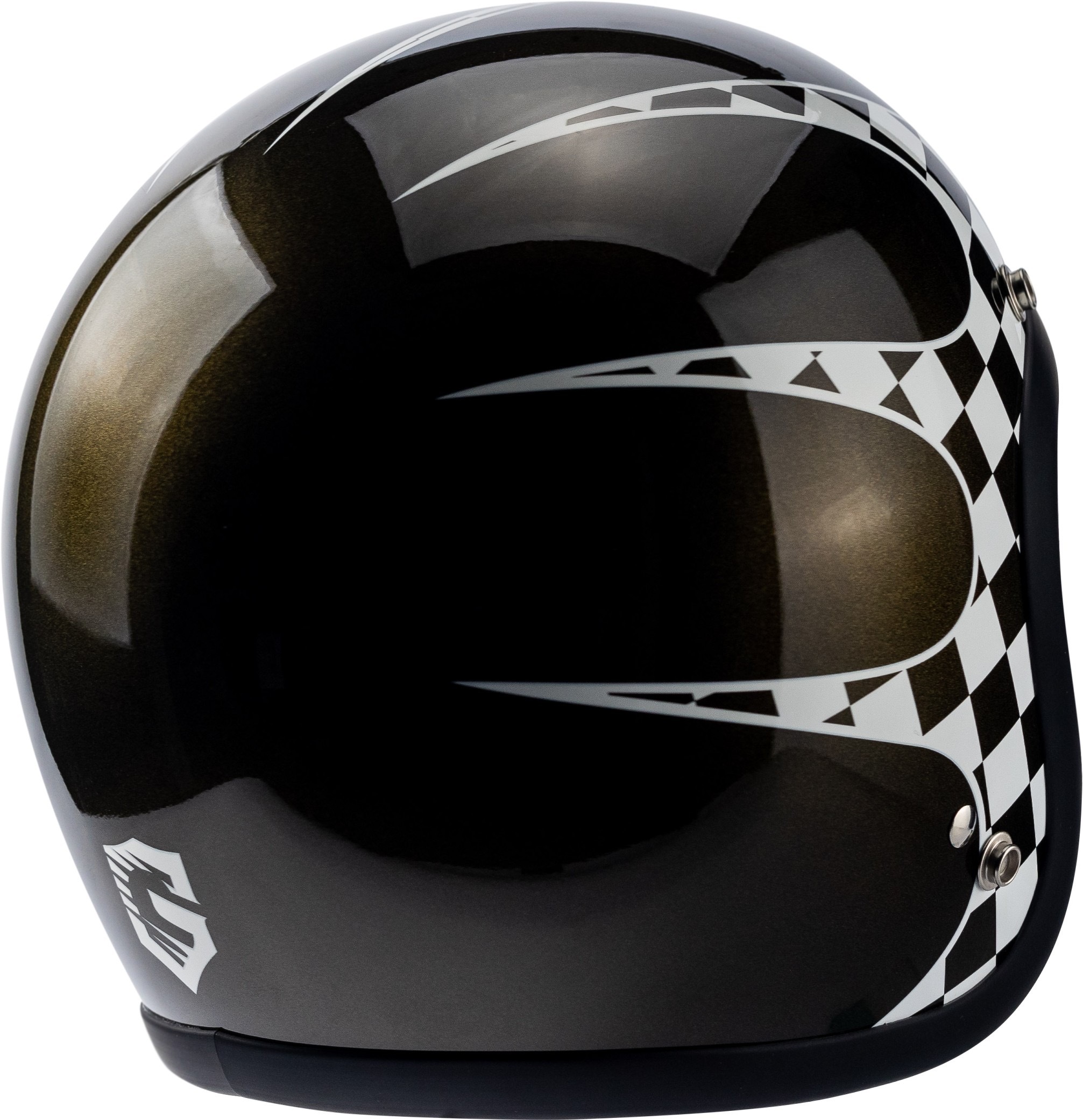 Gallop P-51 棋方格 復古安全帽