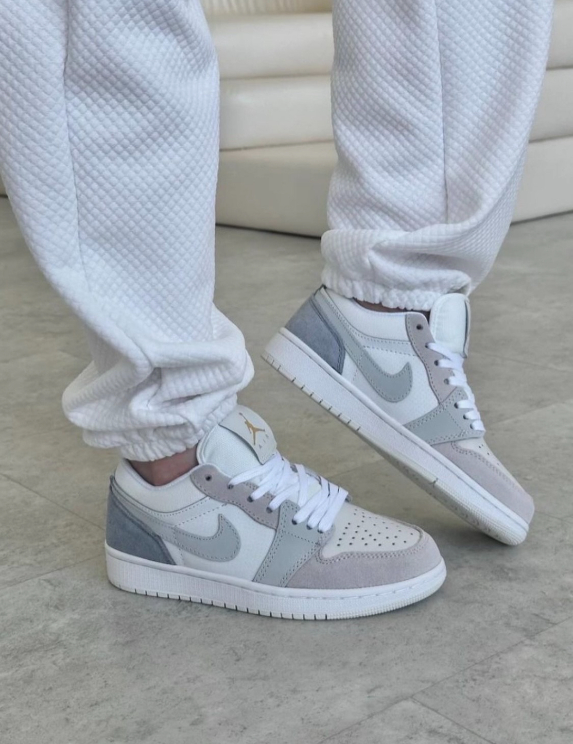 Nike Air Jordan 1 Low Paris 雲霧灰白 灰白色 寶寶藍 男款 CV3043-100/預購