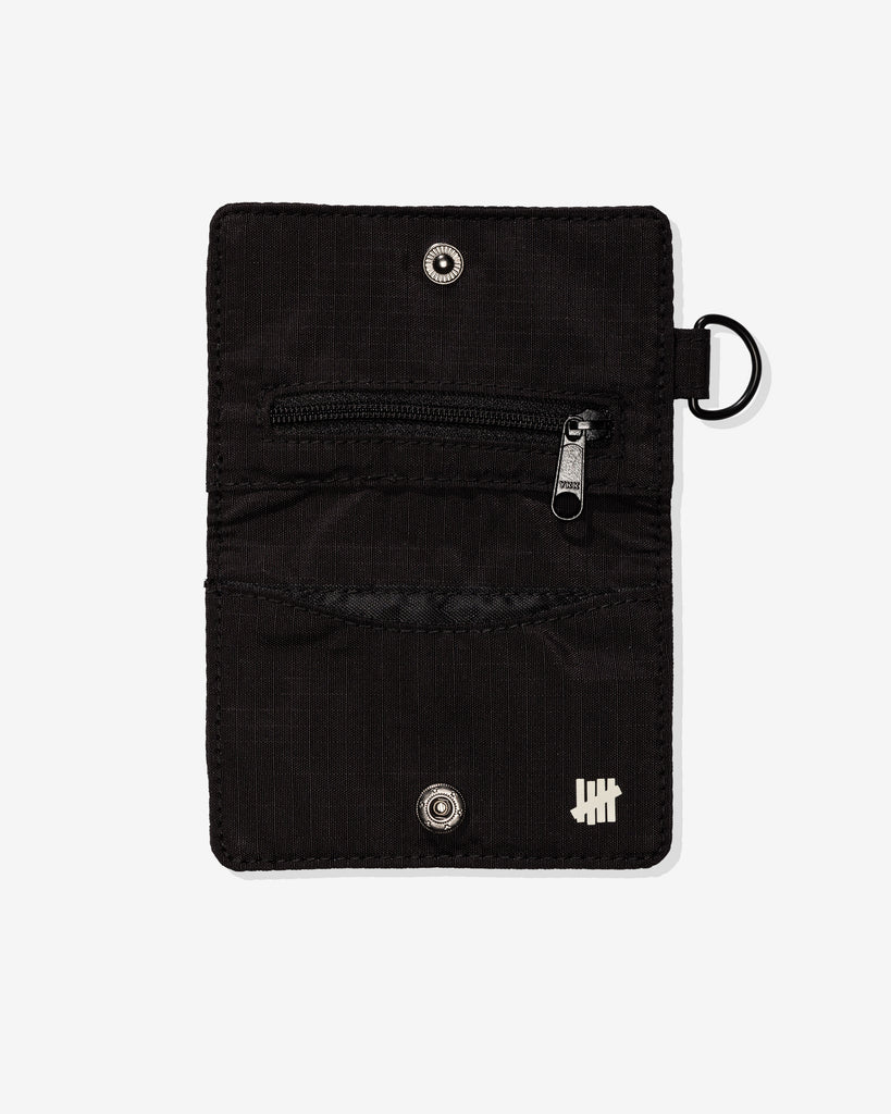 ☆ETW☆【EASY TO WEAR】UNDEFEATED RIPSTOP BI-FOLD WALLET 皮包 錢包 收納 柵欄 黑色