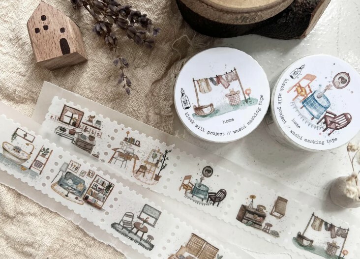 Blackmilk Project Masking Tape - Home