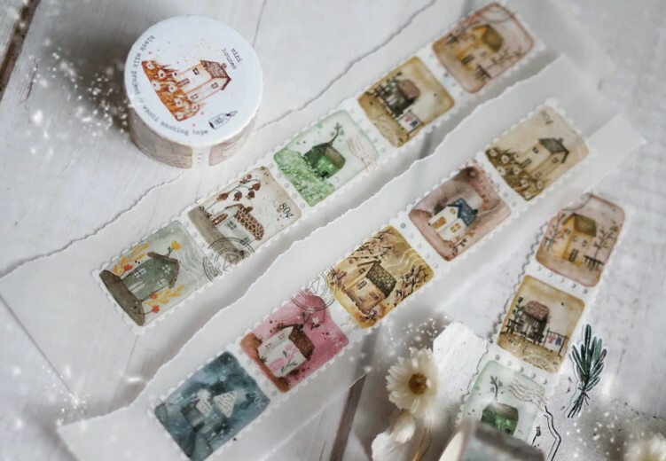 Blackmilk Project Masking Tape - Mini Houses