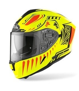 AIROH SPARK #1消光黃 素色 內墨片款