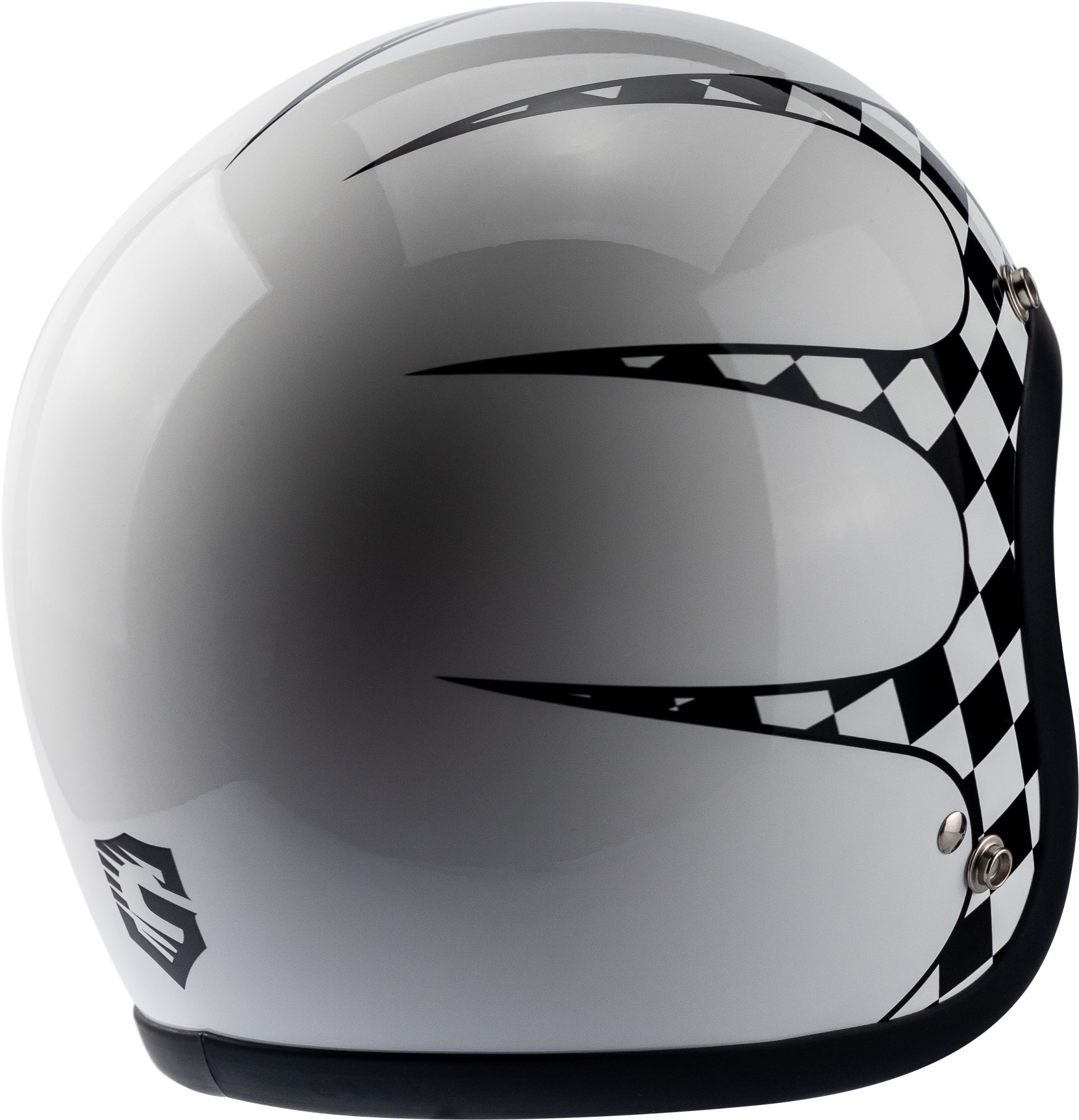 Gallop P-51 棋方格 復古安全帽