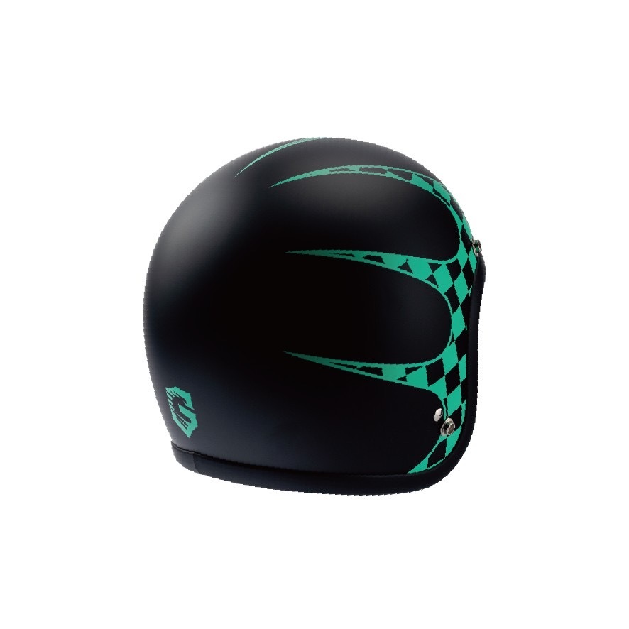 Gallop P-51 棋方格 復古安全帽