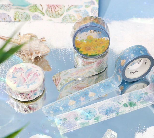 BGM Masking Tape - Summer Series - Hydrangea
