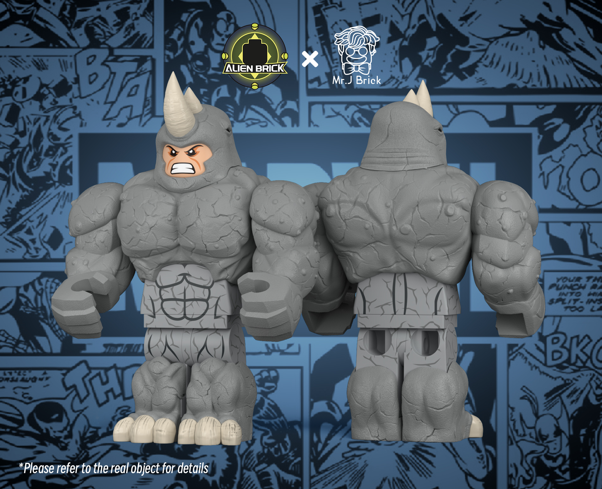 [Mrj x Alien Brick][Preorder] Rhino [PADprinted]