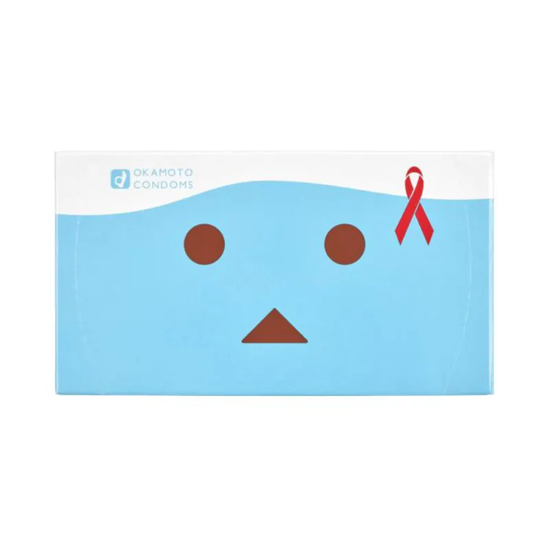 岡本「阿楞紙箱人」加量潤滑 12 片裝 乳膠安全套