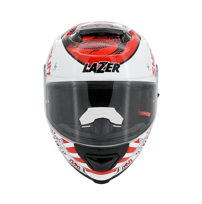 LAZER Rafale SR SHOGUN 亮光白紅 彩繪 內墨片款式 大鴨尾