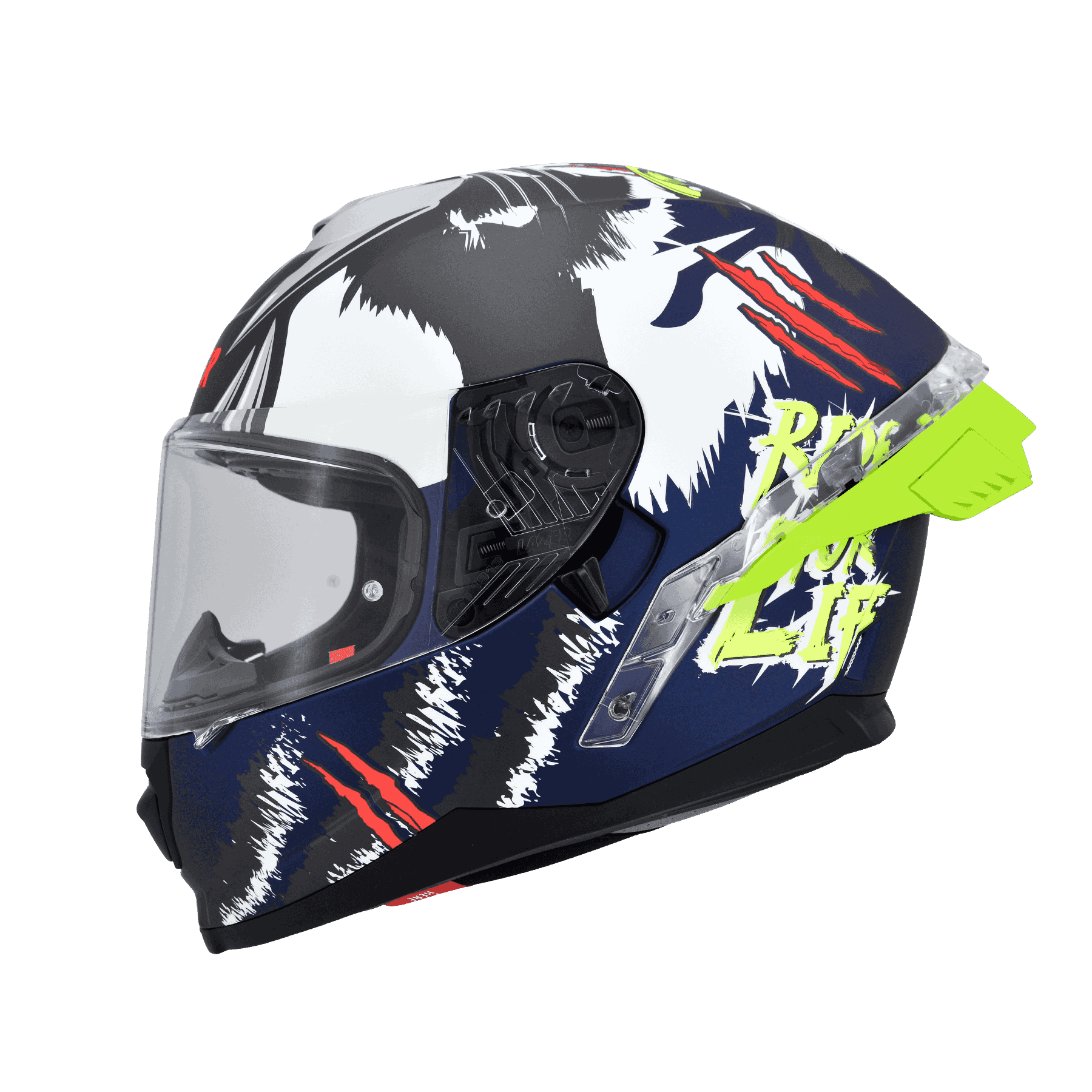 LAZER Rafale SR FlyingTiger 飛虎 消光黑藍 彩繪 內墨片款式 大鴨尾