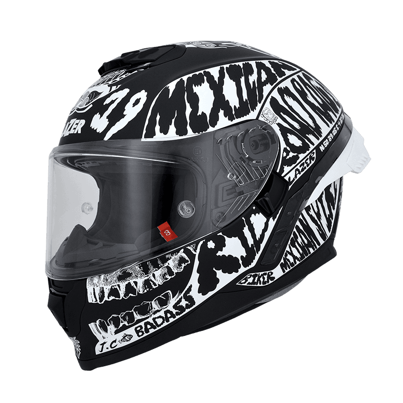 LAZER Rafale SR MEXICANA 消光黑白 彩繪 內墨片款式 大鴨尾 (夜光功能)