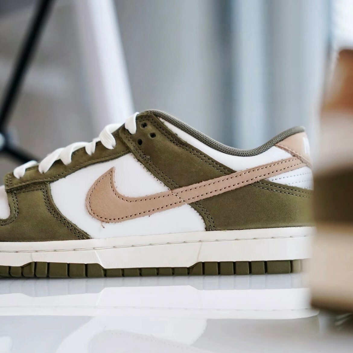 Nike Dunk Low Premium Medium Olive 抹茶拿鐵 橄欖綠 墨綠 乾燥粉 低筒 休閒鞋