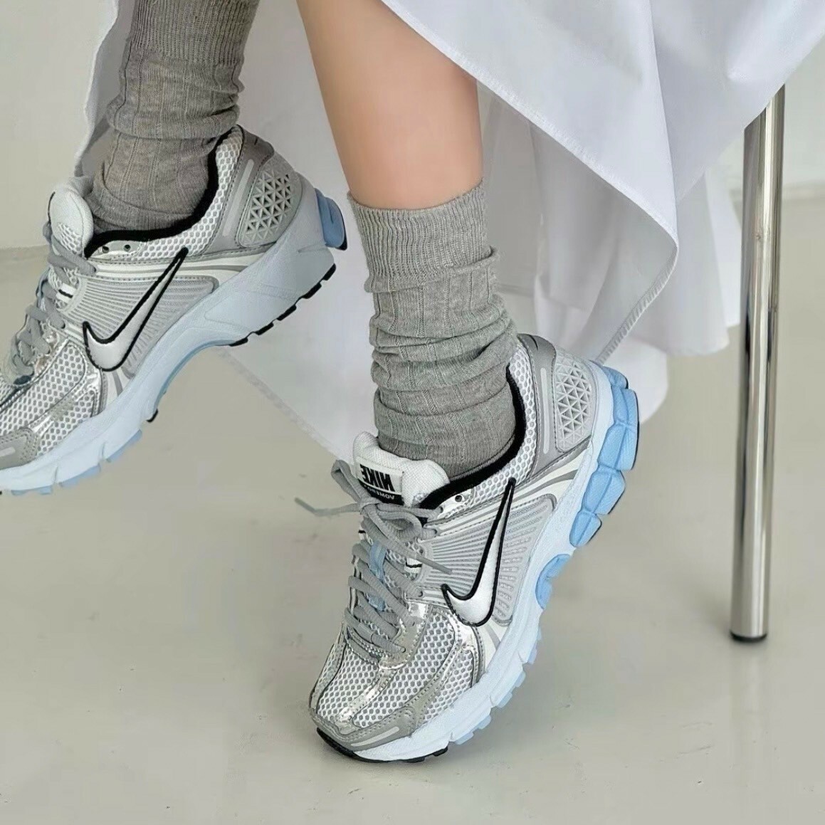 Nike Zoom Vomero 5 Metallic Silver Blue Tint 金屬銀藍 寶寶藍 復古老爹鞋 運動休閒鞋