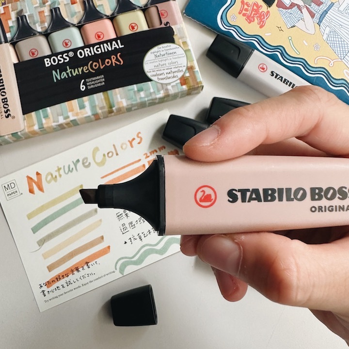 波士經典螢光筆 莫蘭迪 6色組｜德國STABILO