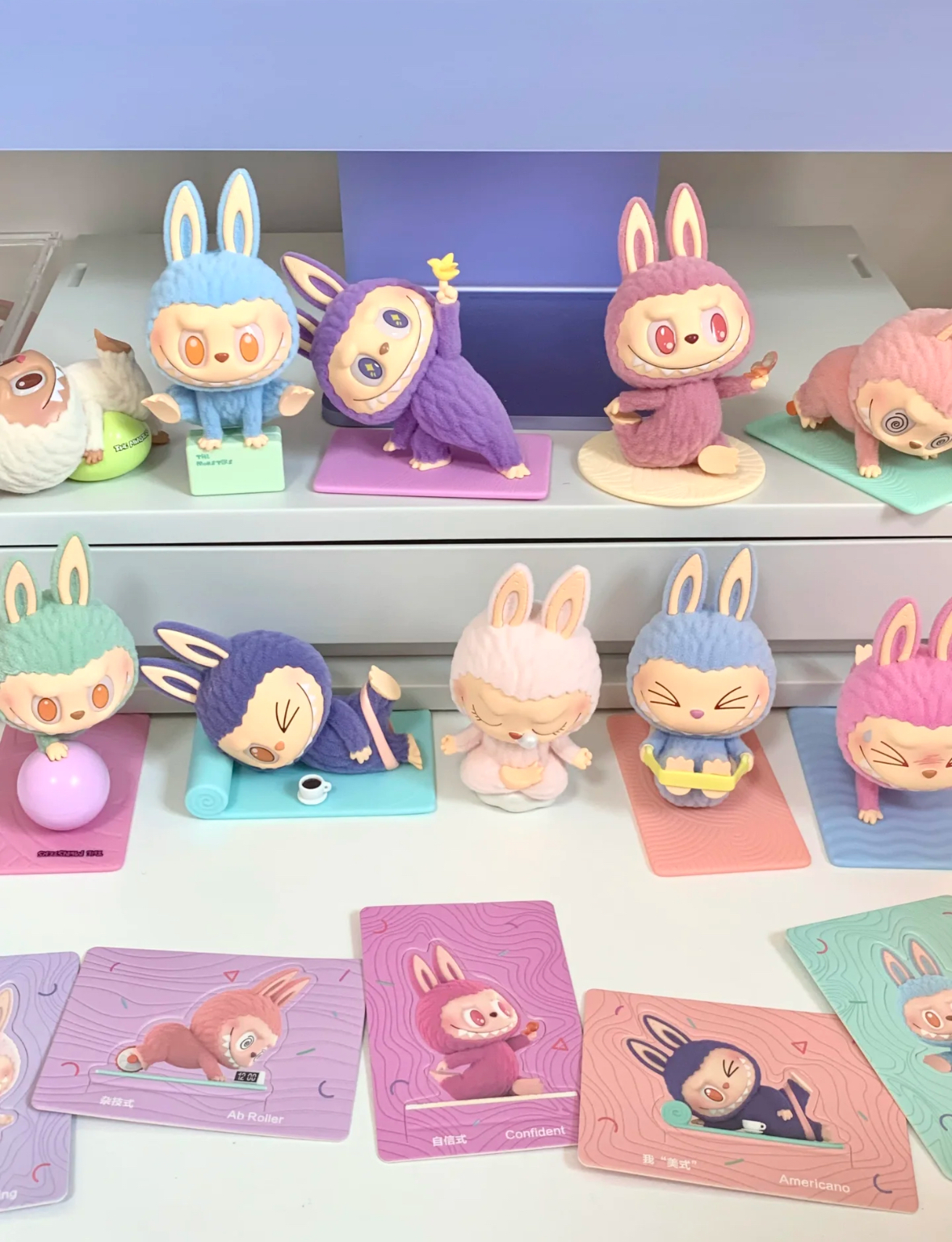 POPMART 泡泡瑪特 Labubu Lazy Yoga 慵懶瑜伽系列 植絨公仔 盲盒 10+1款/預購