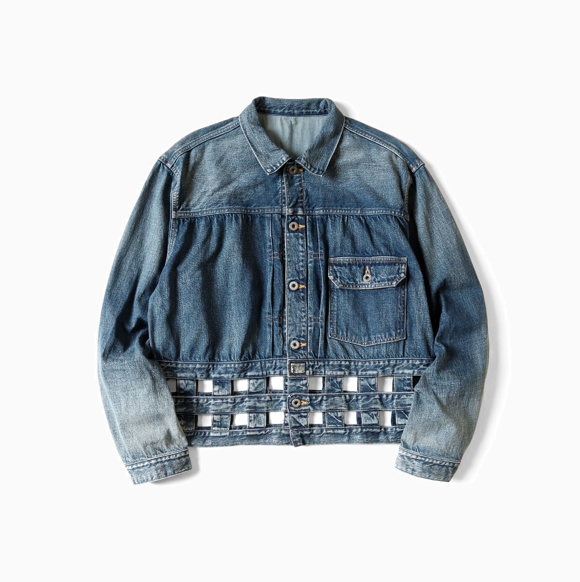 KAPITAL 2024 11.5oz WINDOWANE DENIM 1ST JACKET (PROCESSED) - PRE ORDER ITEM (預訂中)