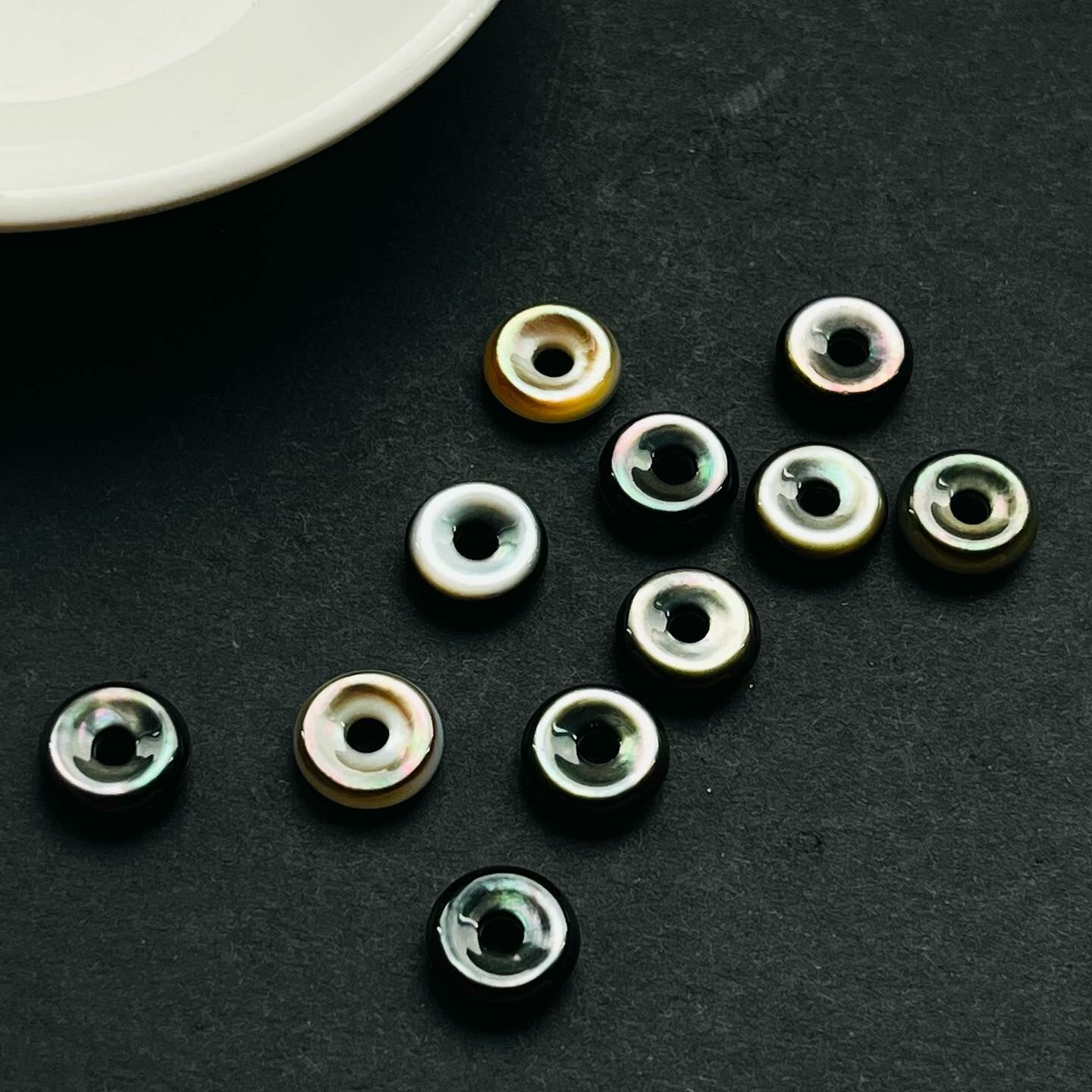 [原石] 黑母貝 平安扣